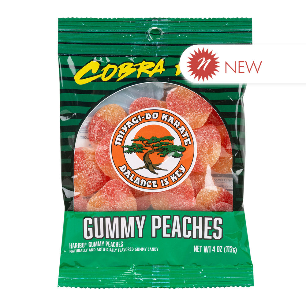 Wholesale Cobra Kai - Peg - Gummy Peaches - 4Oz- Bulk