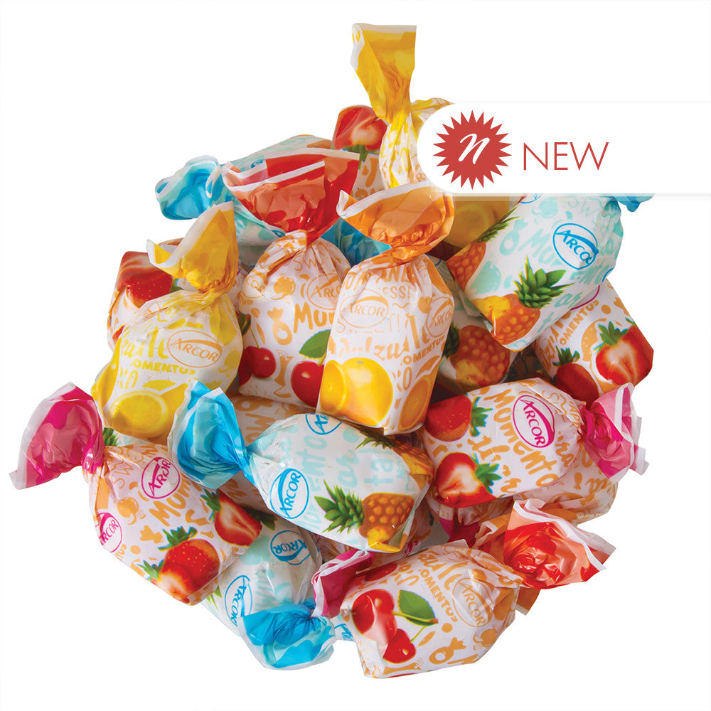 Wholesale Assorted Fruit Filled Candy - 6Lb- Bulk
