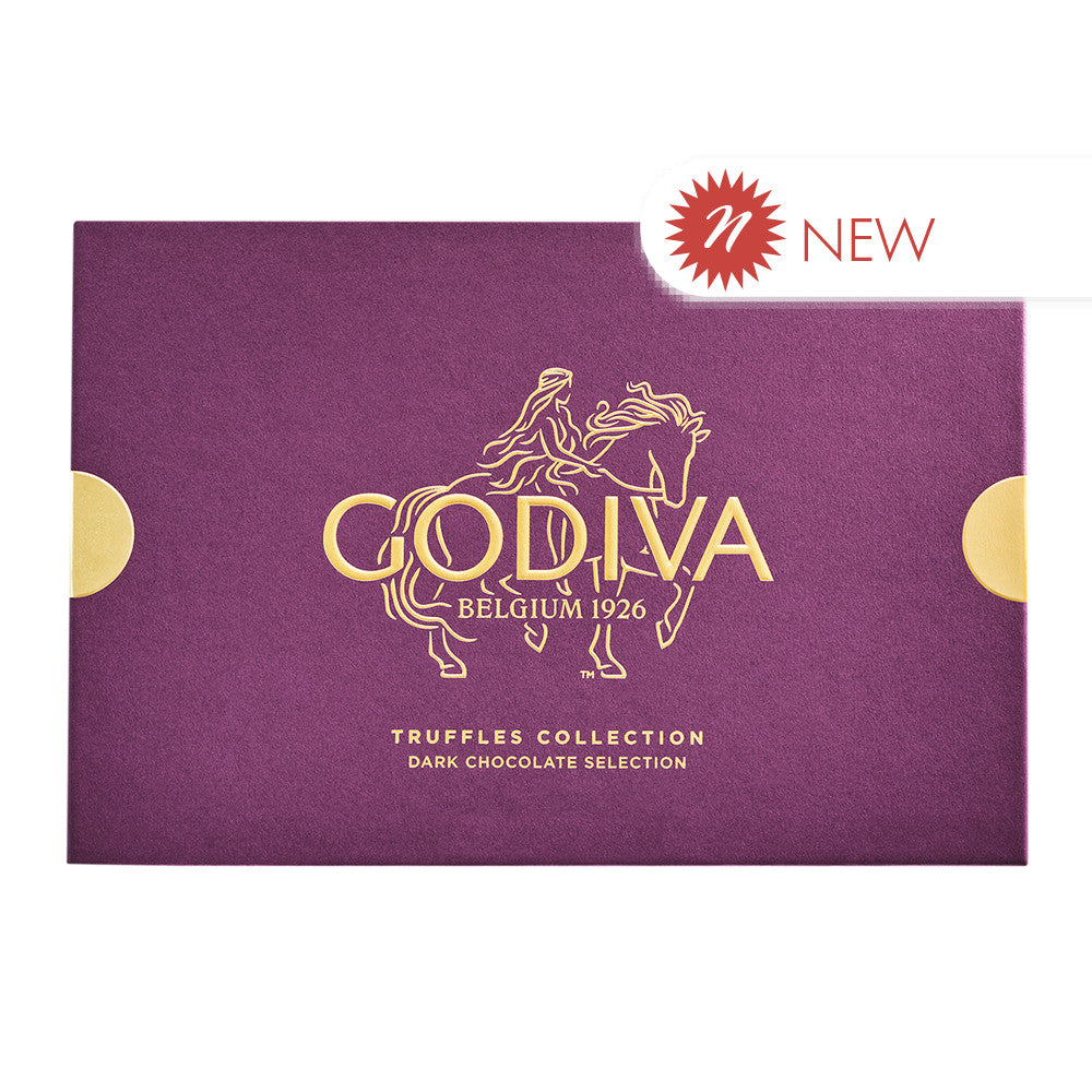 Wholesale Godiva Signature Truffles Collection Dark Chocolate Assortment 15 Piece 6.8 Oz Box- Bulk