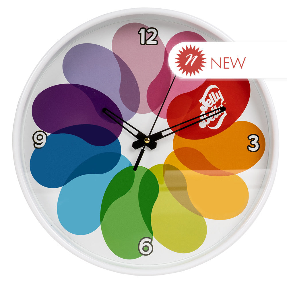 Wholesale Jelly Belly - 12In Clock Pk1- Bulk