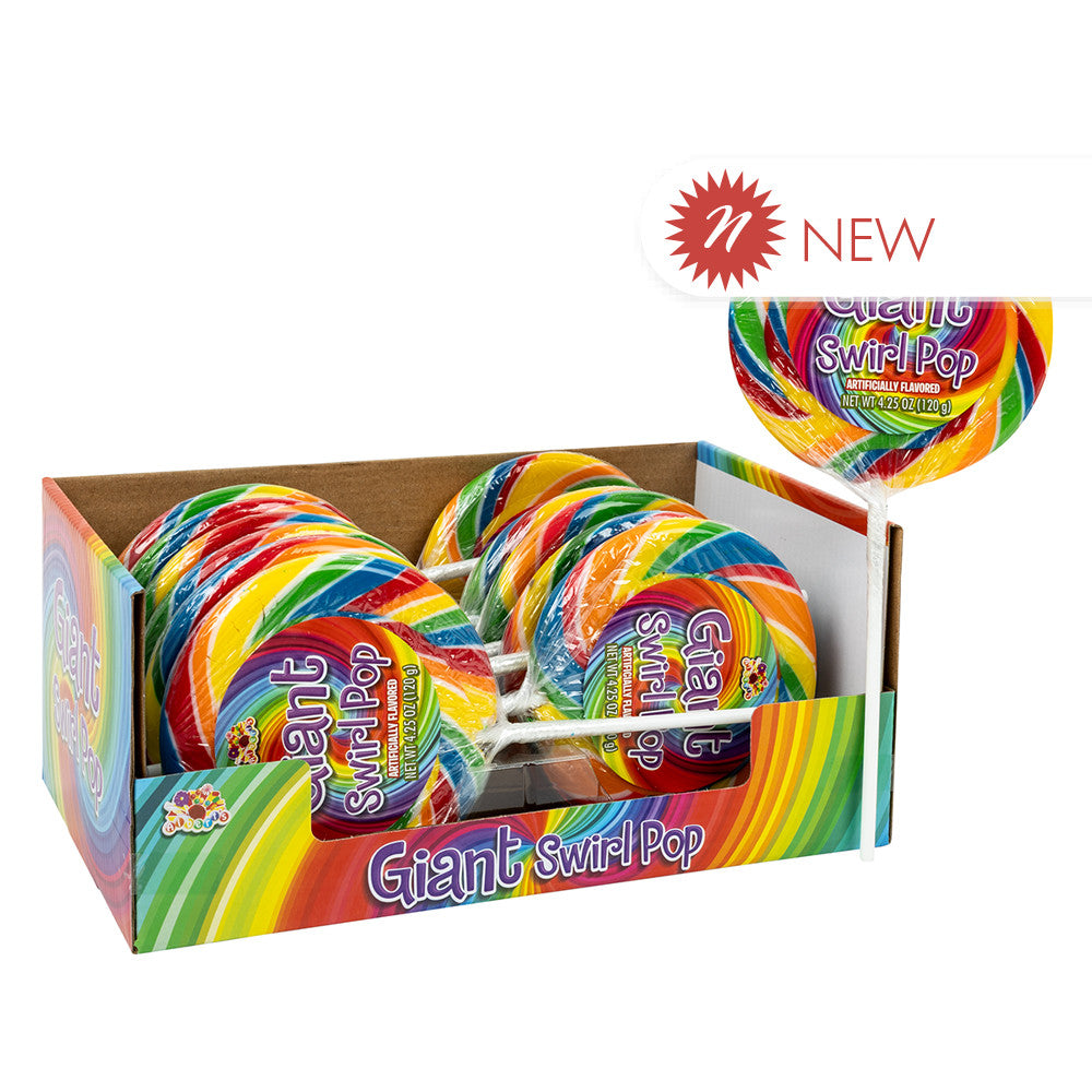 Giant Swirl Pop 4.25 Oz