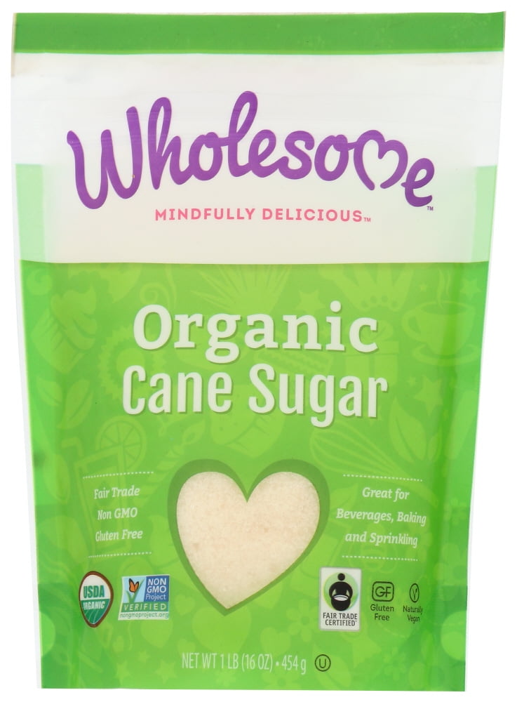 Wholesome Sweeteners Organic Cane Sugar 16 Oz Pouch