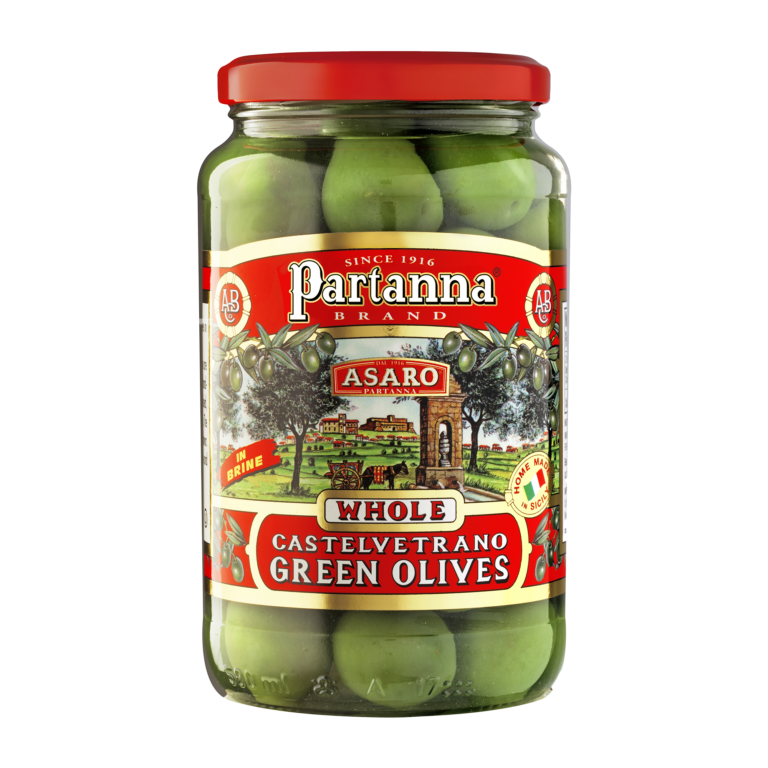 Wholesale Partanna Castelvetrano Olives Whole 12 oz- Bulk