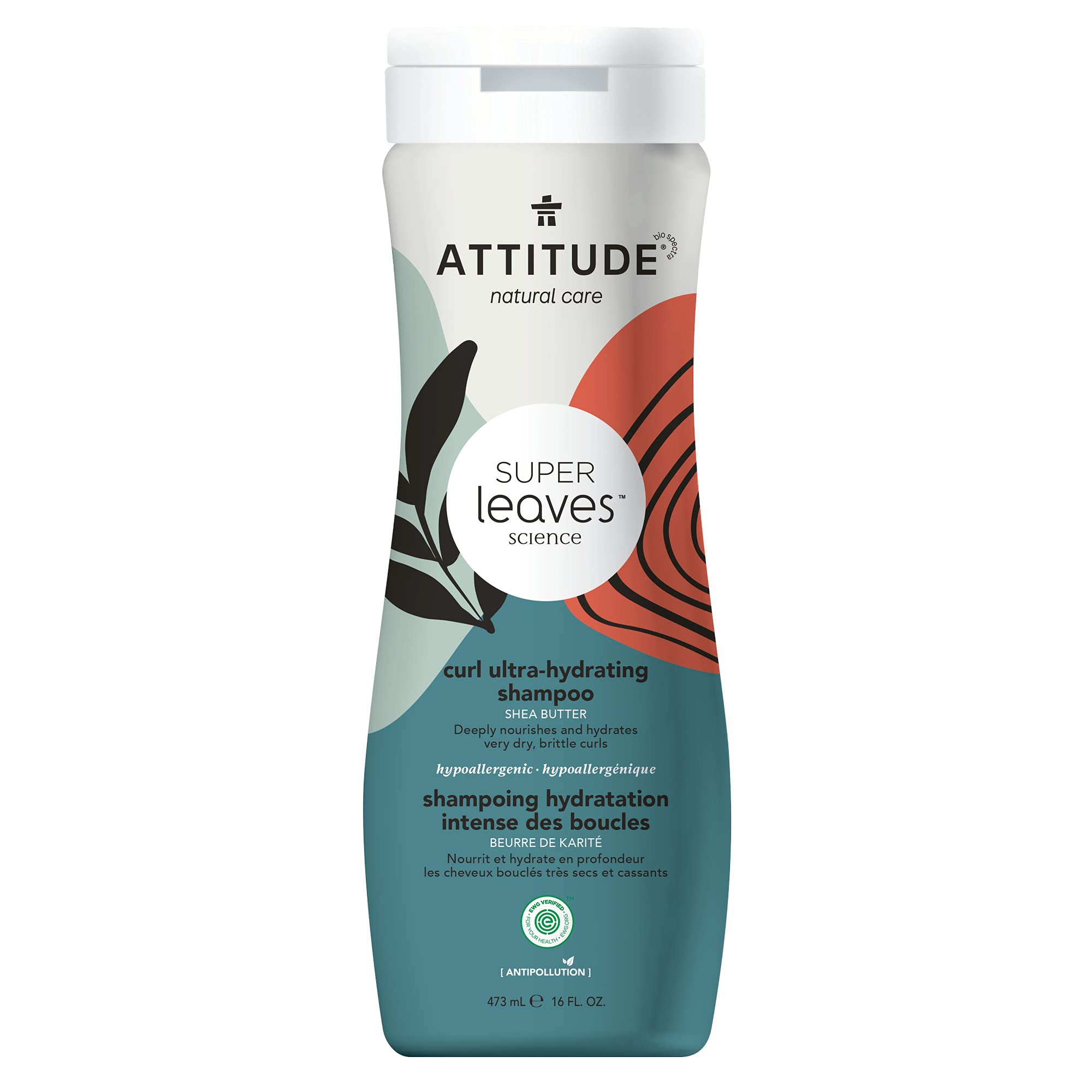 Attitude Shampoo Curl Moisturizing Bottle