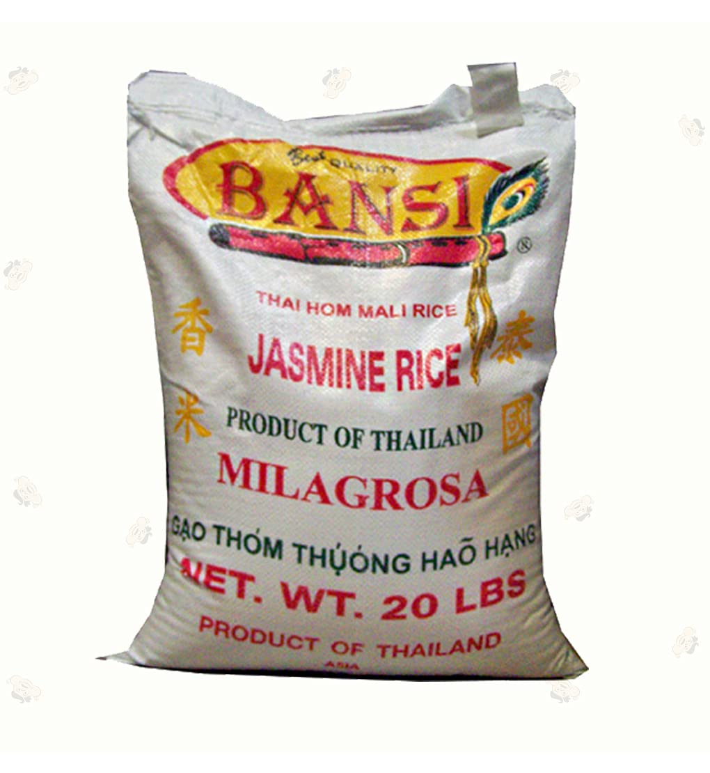 Wholesale Bansi Jasmine Rice 20 lb- Bulk