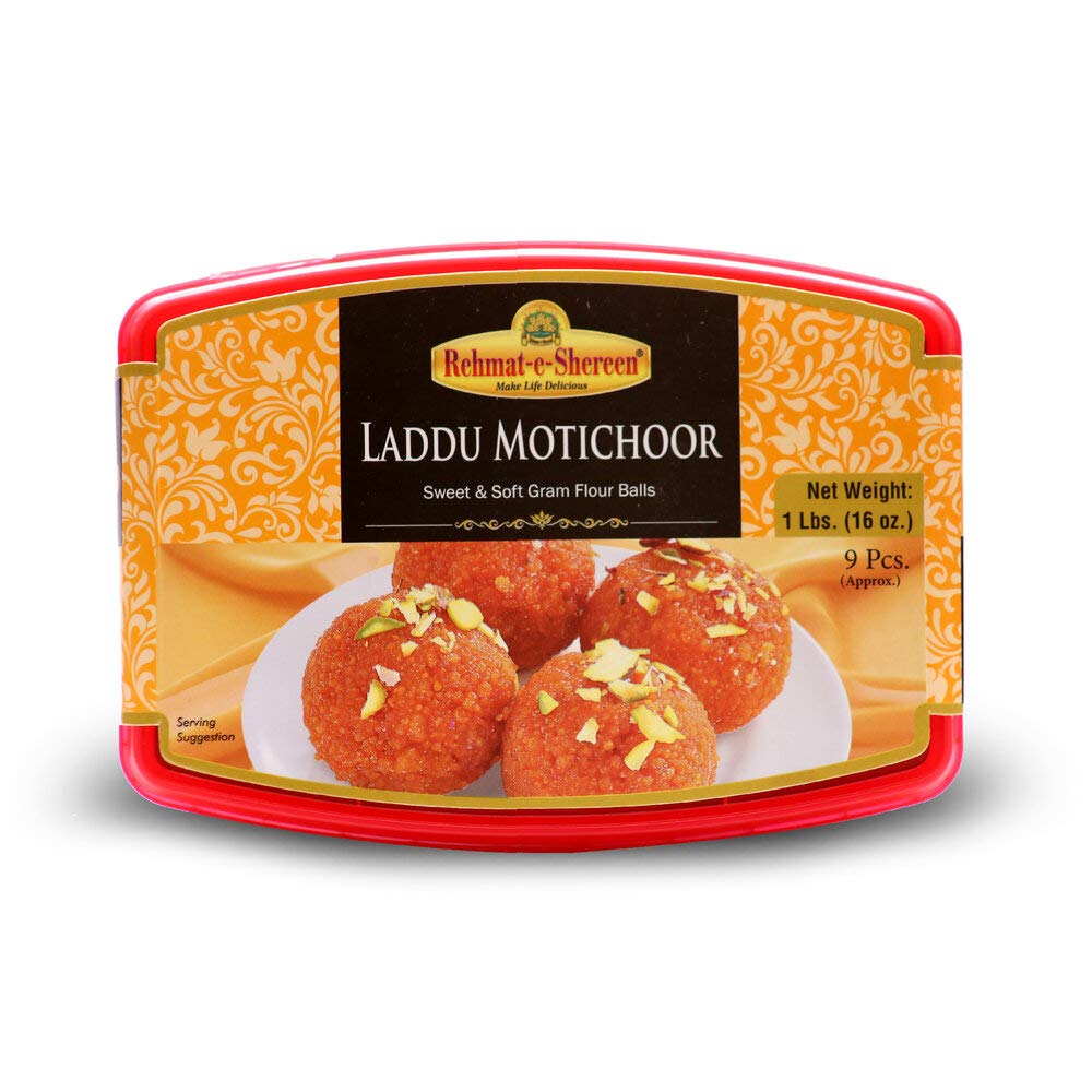 Wholesale Rehmat E Shereen Laddu Motichoor 1lb- Bulk