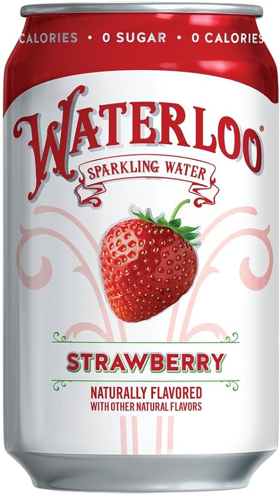 Waterloo Sparkling Water Strawberry  12 Fl Oz Can