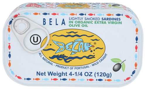 Bela olhao Sardines In Olive Oil 4.25oz 12ct