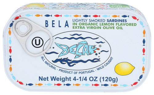 Bela olhao Sardines In Lemon Sauce 4.25oz 12ct