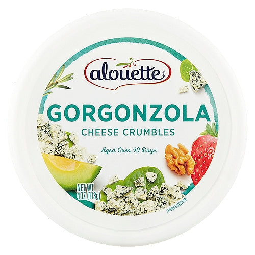 Alouette Gorgonzola Crumbled Cheese The Fresh Grocer 4oz 12ct