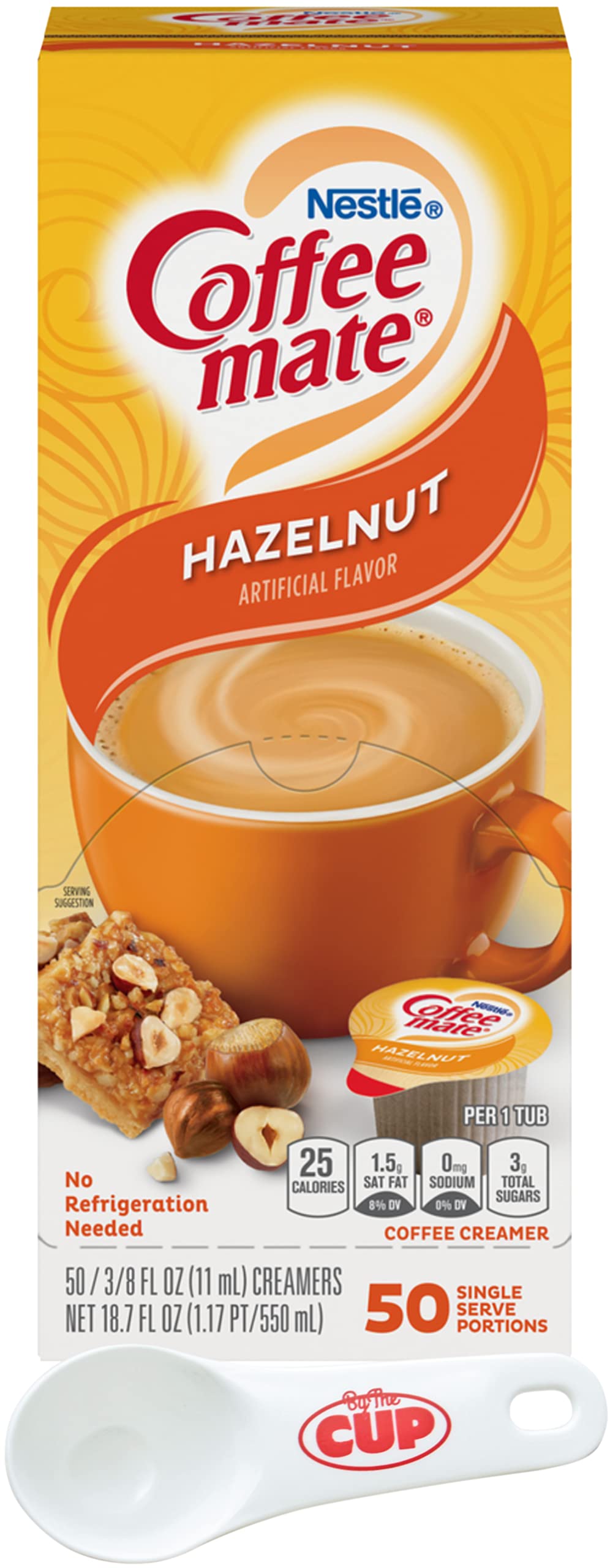 Coffee Mate Creamer Hazelnut Liquid 18.7 Fl Oz Pack