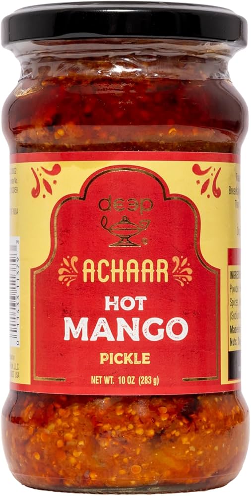 Wholesale Deep Hot Mango Pickle 10 oz- Bulk