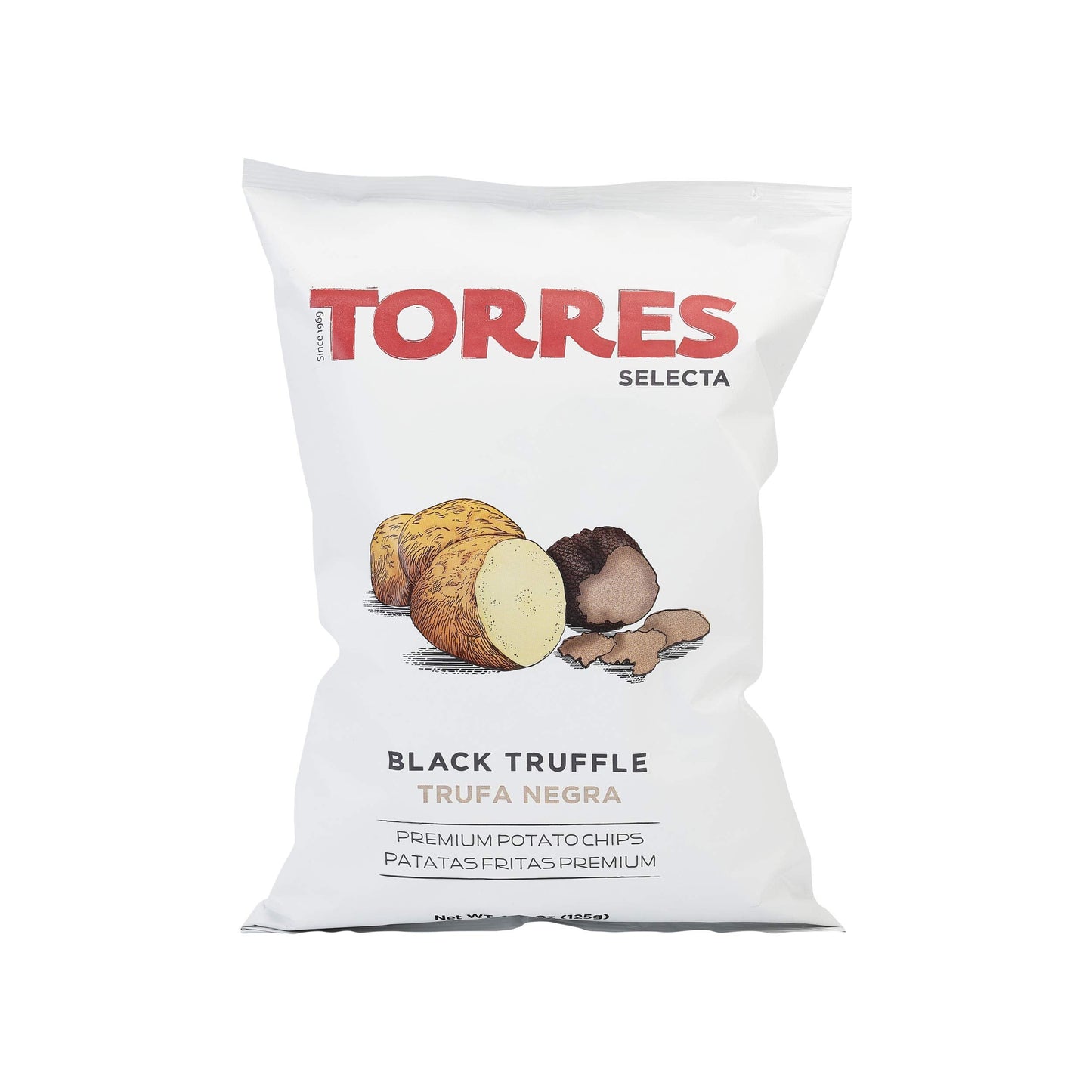 Wholesale Torres Potato Chips Black Truffle 125G- Bulk
