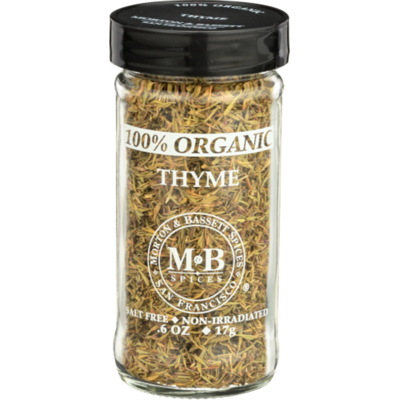 Morton & Bassett Organic Thyme 0.6 Oz Jar