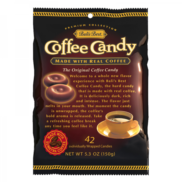 Wholesale Bali’S Best Coffee Candy 5.3 oz Bag Bulk