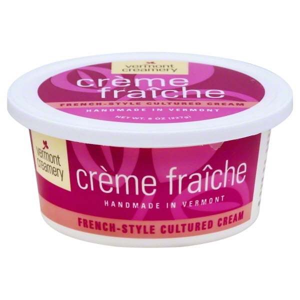 Vermont Creamery Cultured Cream French Style Creme Fraiche 8 Oz