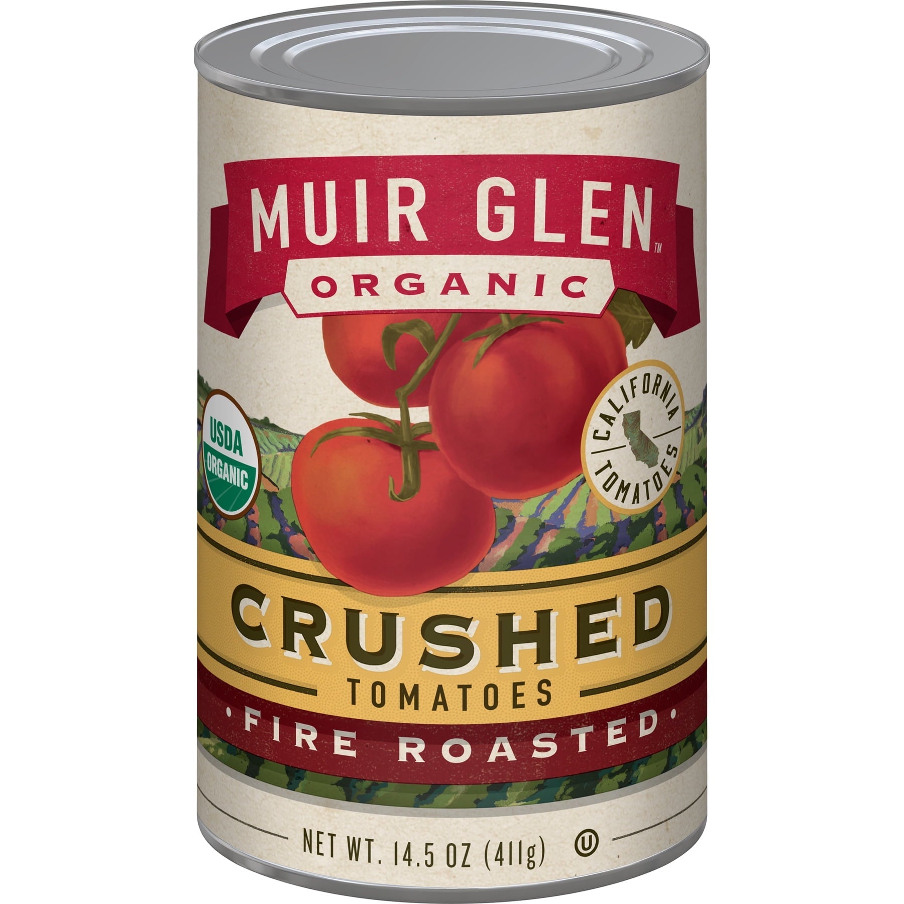 Muir Glen Organic Fire Roasted Crushed Tomatoes 14.5 oz