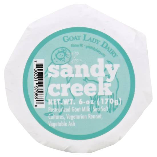 Wholesale Goat Lady Dairy Sandy Creek Cheese 6.5 oz- Bulk