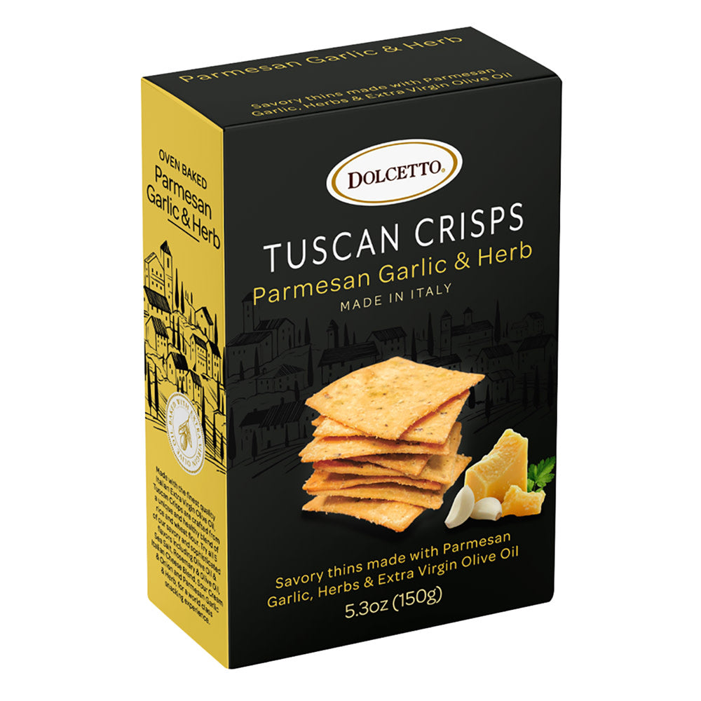 Wholesale Dolcetto - Crisps - Parmesan Garlic Herb - 5.3Oz - Pk12- Bulk