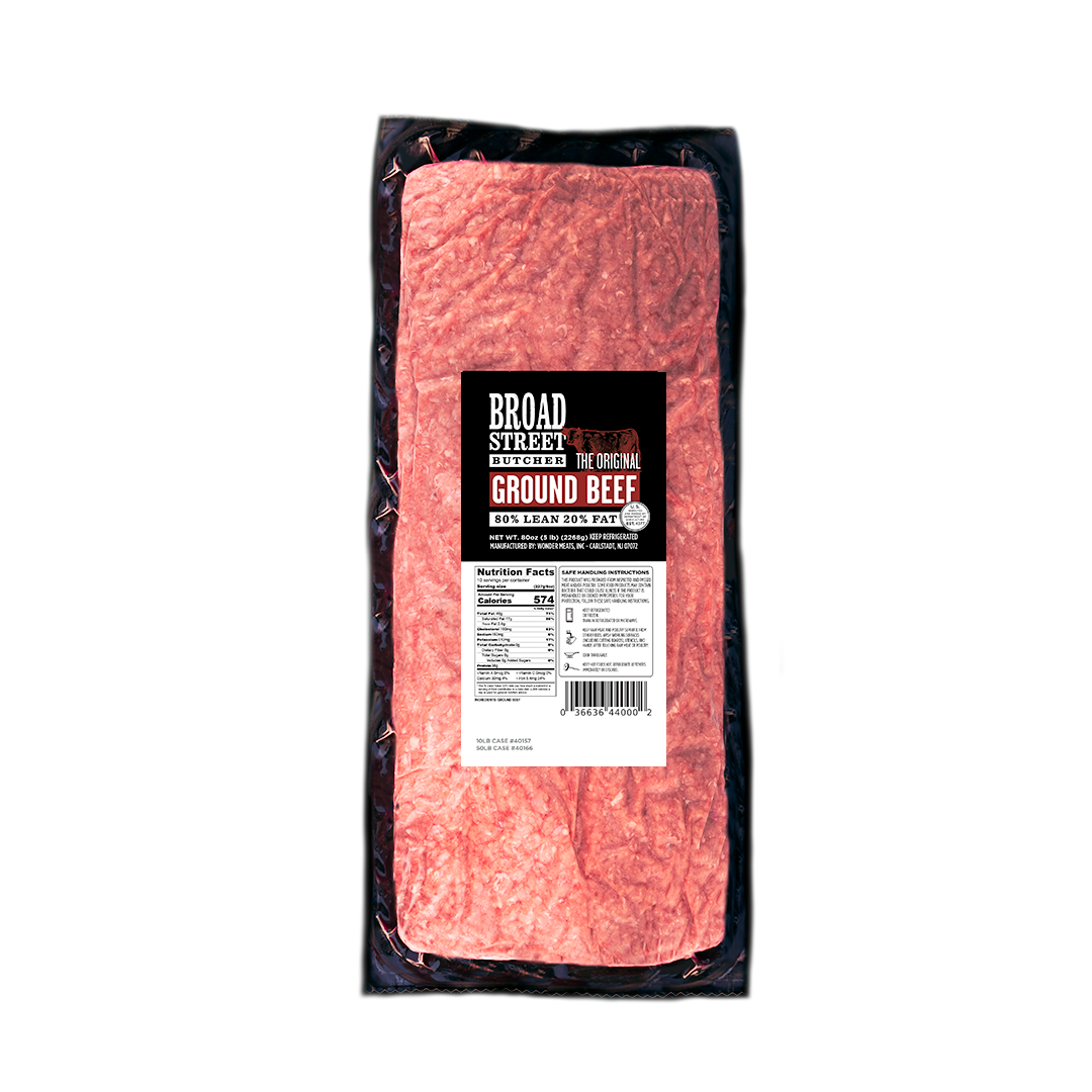 Broad Street Butcher Ground Beef 5lb 2ct