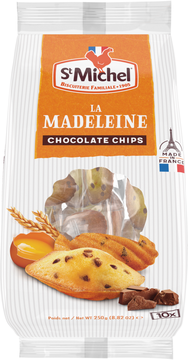 Wholesale Saint Michel Chocolate Chip Madeleine 250 g- Bulk