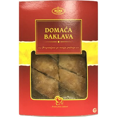 Wholesale Klas Domaca Homemade Baklava 500G Box- Bulk