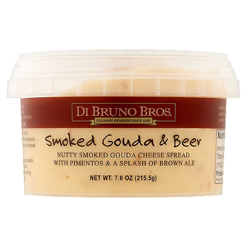 Di Bruno Bros Cream Smoked Gouda & Beer Cheese Spread 7.6oz 6ct