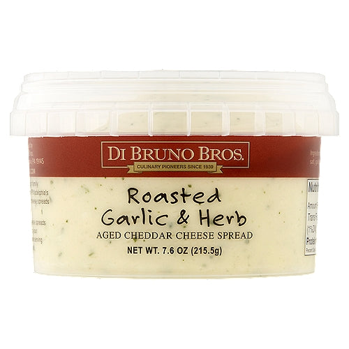 Di Bruno Bros Roasted Garlic & Herb Cheese Spread 7.6oz 6ct