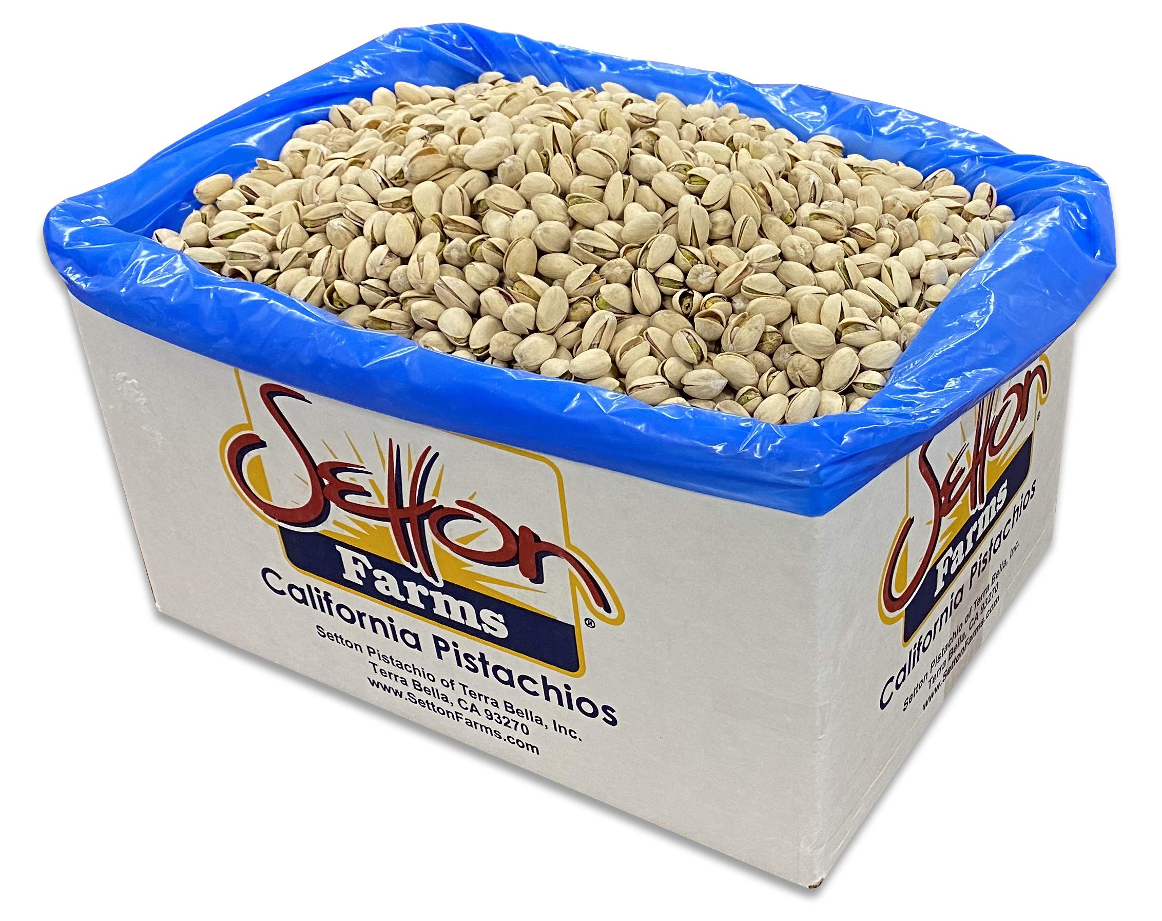 Settons Bulk Nuts California Pistachio Roasted 25 Lb Bag