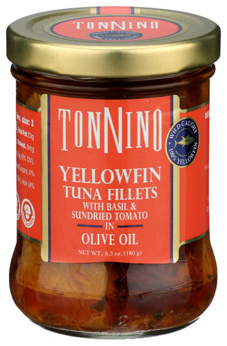 Tonnino Yellowfin Tuna Fillets 3.5oz 6ct