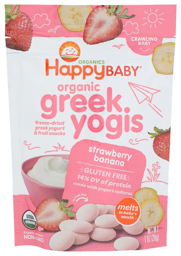 Wholesale HappyBaby Organic Strawberry Banana 1.0oz- Bulk