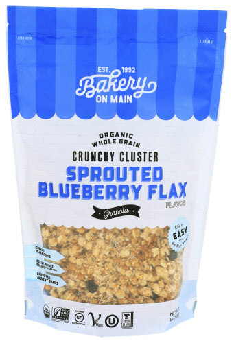 Bakery On Main Gluten Free Organic Granola Sprouted Blueberry Flax 11oz 6ct
