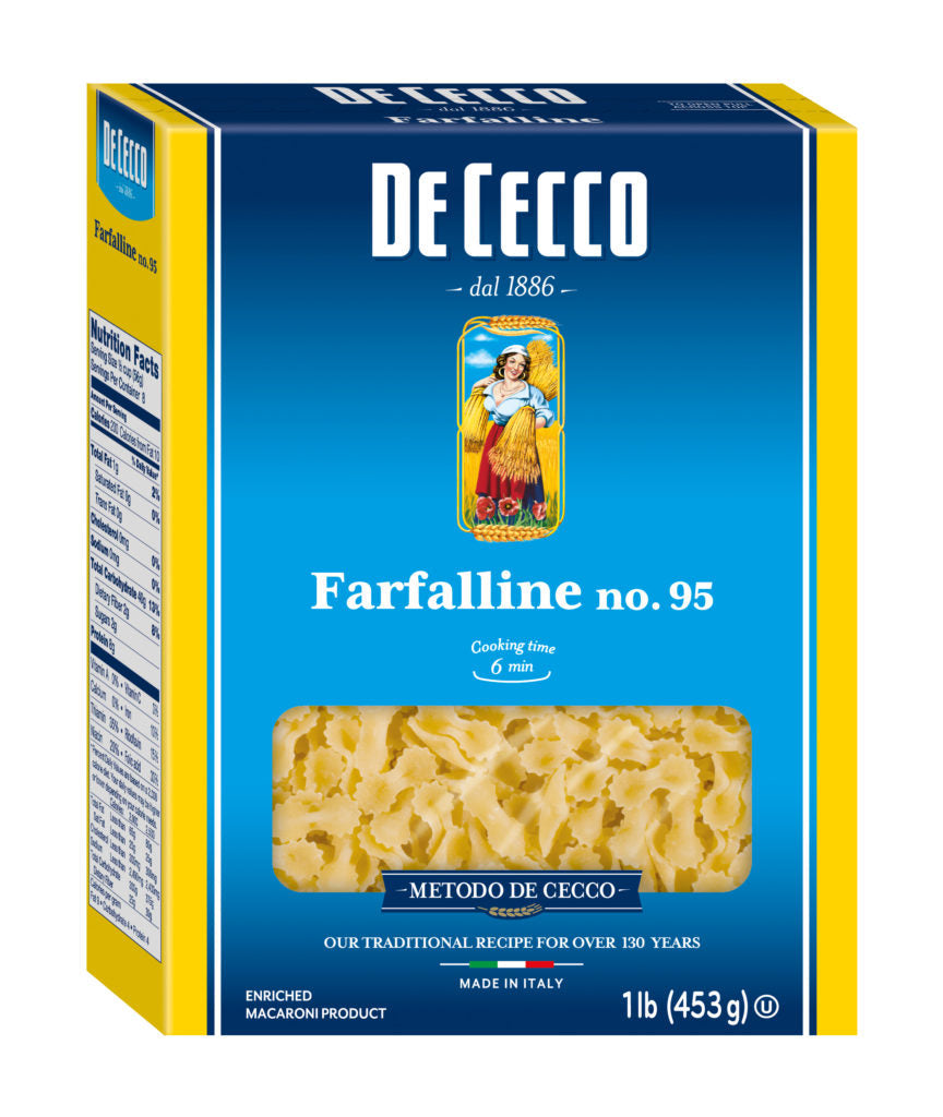 Wholesale De Cecco Farfalline Pasta 16 oz- Bulk