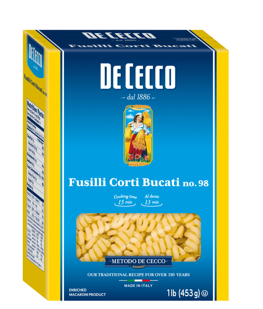 Wholesale De Cecco Fusilli Corti Bucati Pasta 1 lb- Bulk
