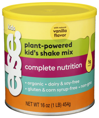 Wholesale Else Plant-Powered Kid's Mix Shake Vanilla Plant Protein 16 oz- Bulk