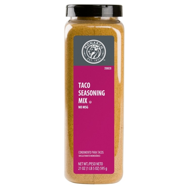 Wholesale Monarch SEASONING, TACO NO MSG SHELF STABLE SPICE- Bulk