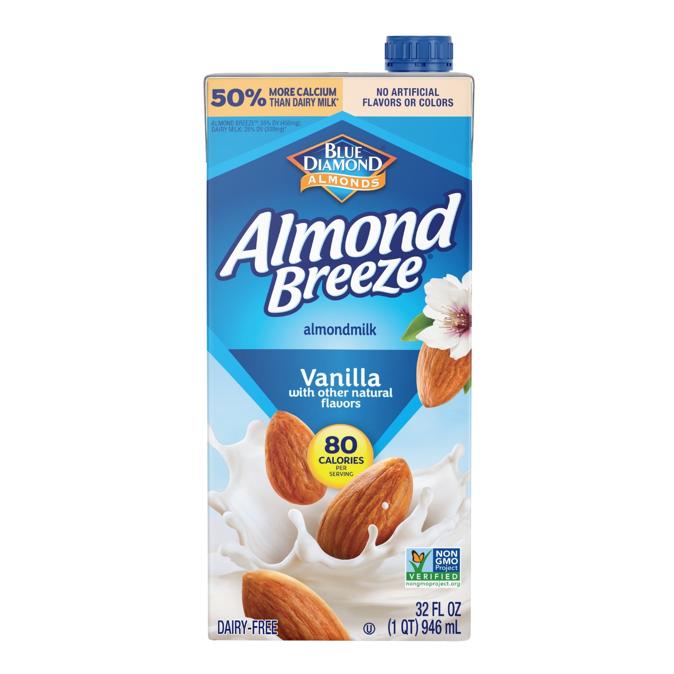 Blue Diamond Almond Breeze Vanilla 32 oz Carton