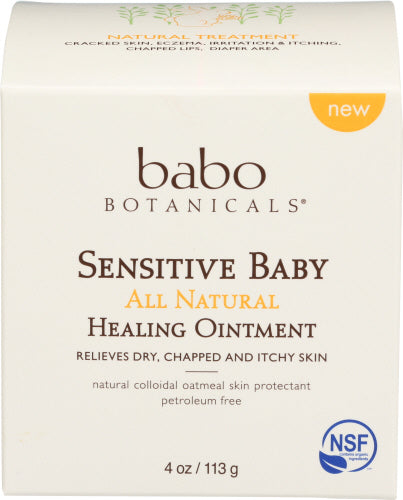 Wholesale Babo Botanicals Sensitive All Natural Healing Baby Ointment 4oz- Bulk