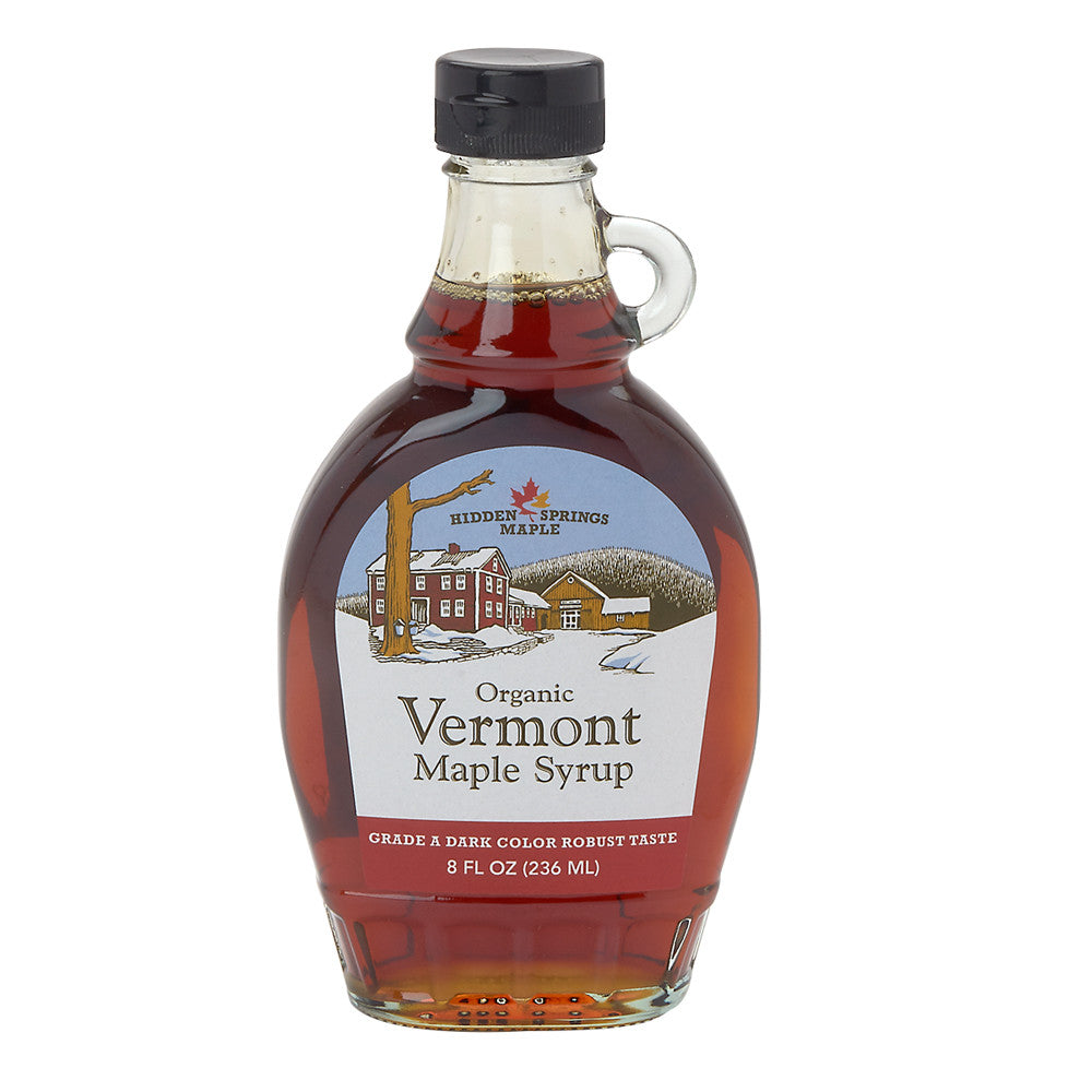 Wholesale Hidden Springs Organic Robust Taste 8 Oz Glass Jug- Bulk