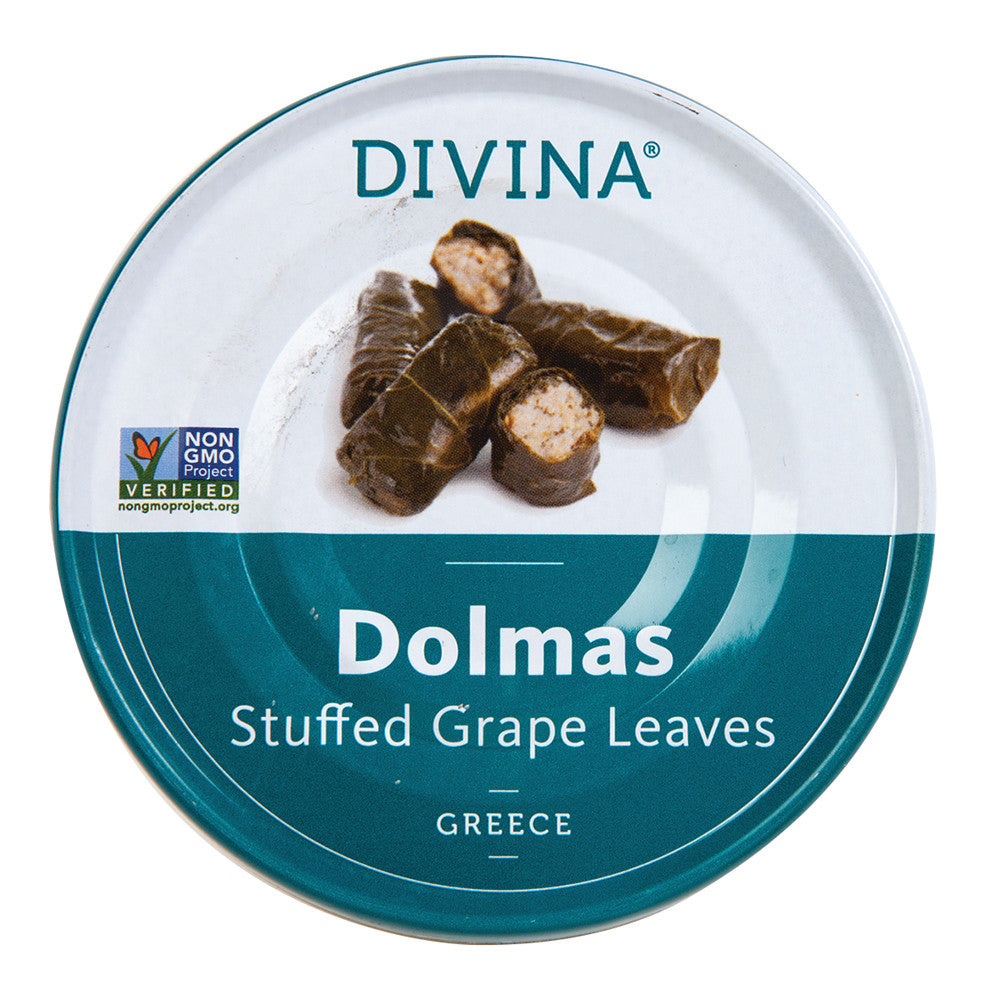 Wholesale Divina Dolmas Stuffed Grape Leaves 7 Oz Tin- Bulk