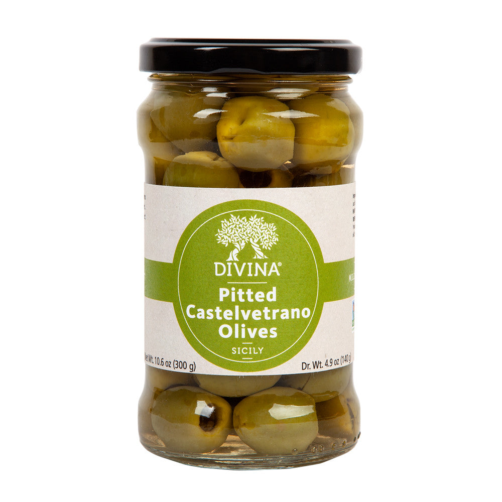 Wholesale Divina Castelvetrano Olives Pitted 4.9 Oz Jar- Bulk
