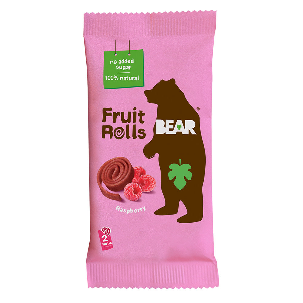 Wholesale Bear Raspberry Yoyos Fruit Rolls 0.7 Oz- Bulk