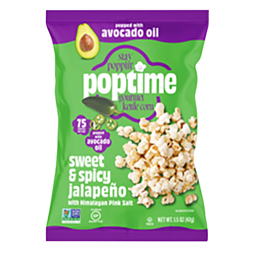 Wholesale Poptime - Kettle Corn - Sweet & Spicy Jalapeno - 7Oz- Bulk