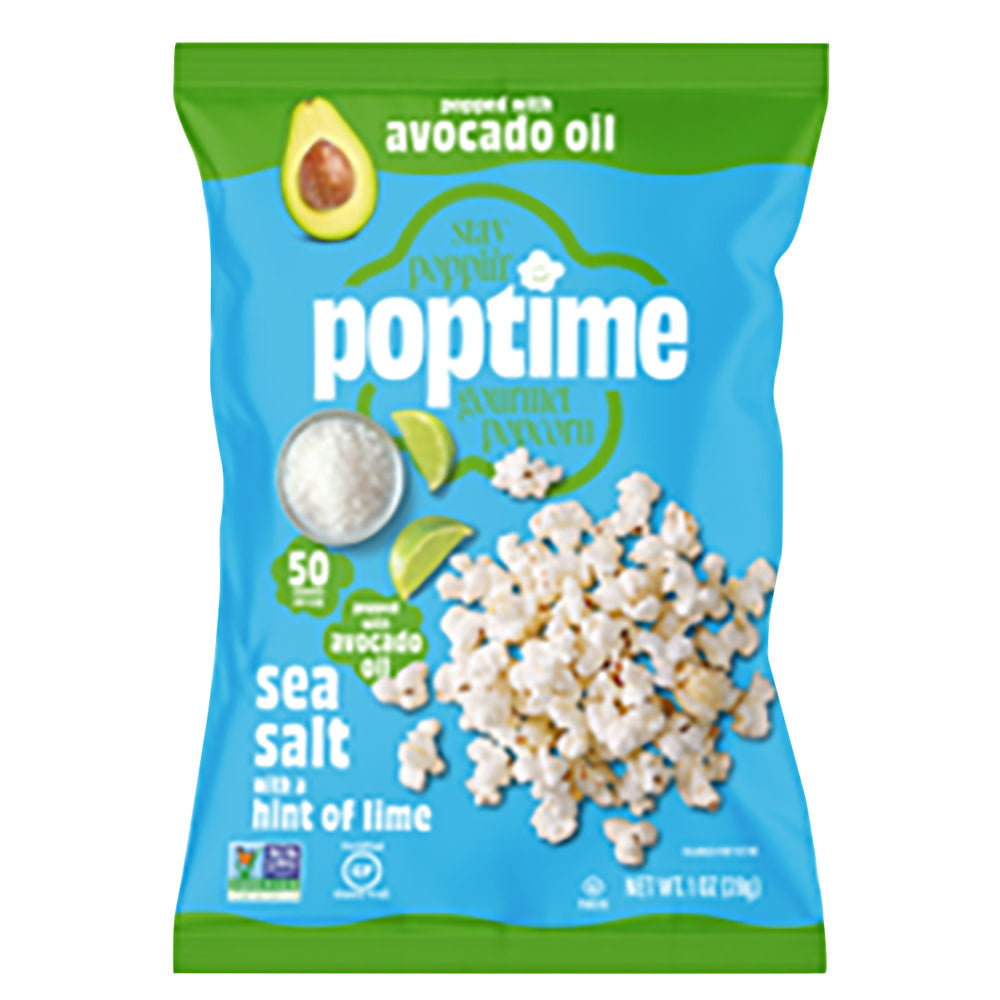 Wholesale Poptime - Popcorn - Sea Salt With Lime - 4.5Oz- Bulk
