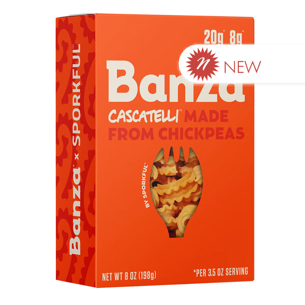 Wholesale Banza Chickpea Cascatelli Pasta 8 Oz Box- Bulk