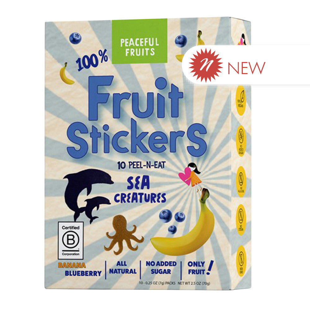 Wholesale Peaceful Fruits - Stickers Blb Bana(10Ct) - 2.5Oz- Bulk