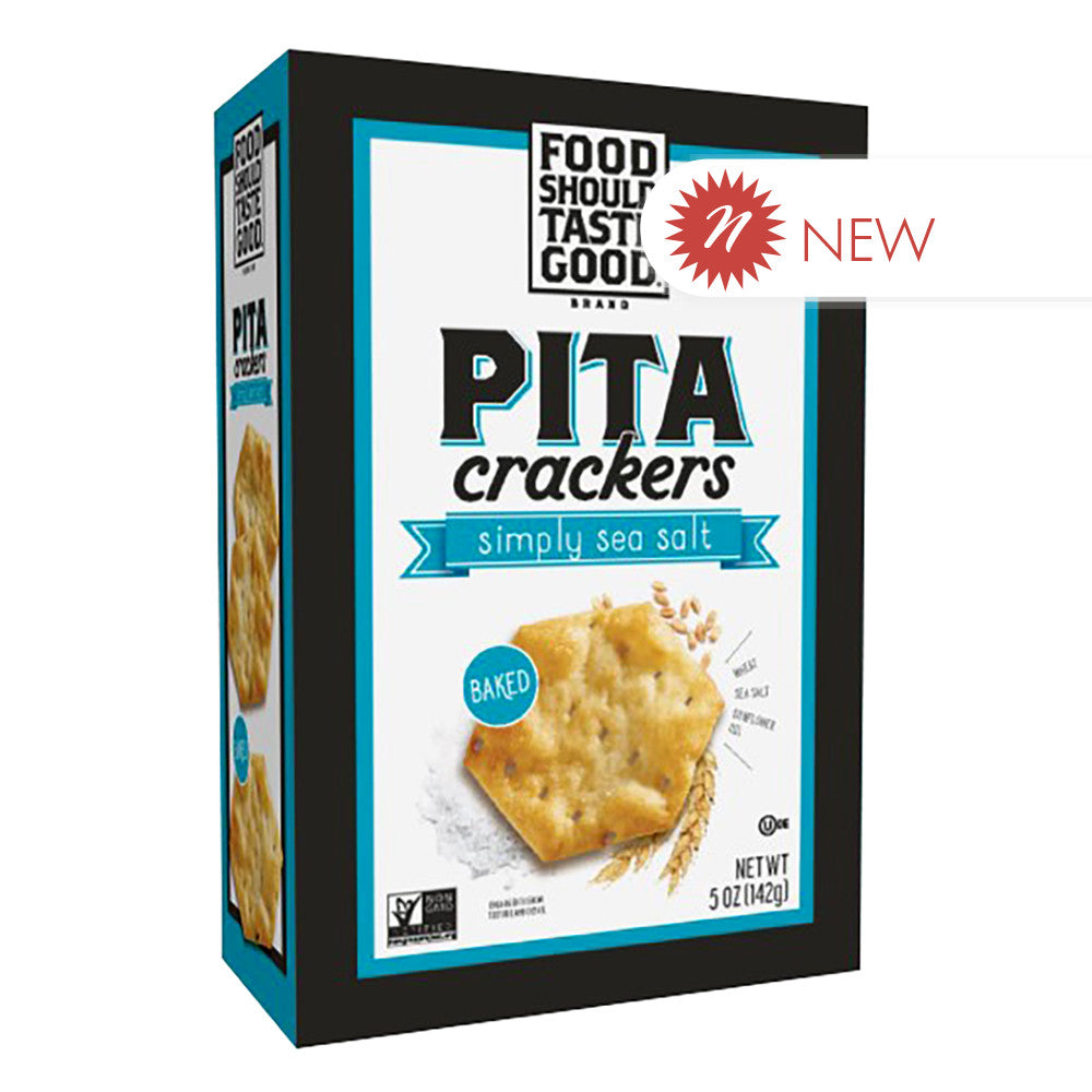 Wholesale Fstg Sea Salt Pita Crackers 5 Oz Box- Bulk