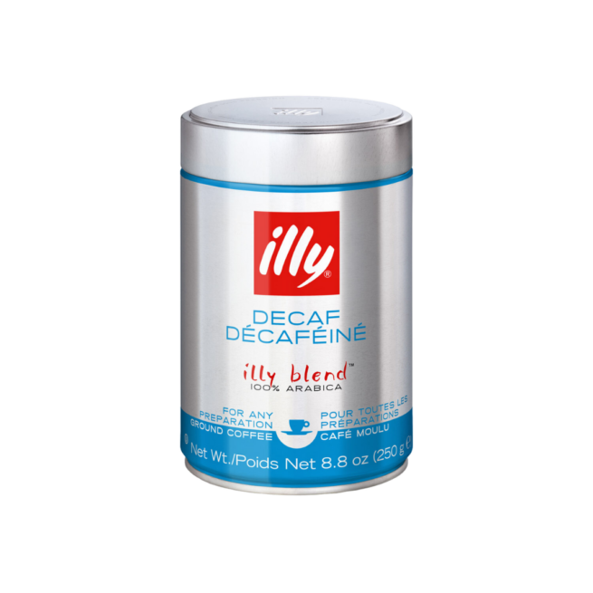Wholesale Illy Ground Coffee Decaf Espresso 8 oz- Bulk