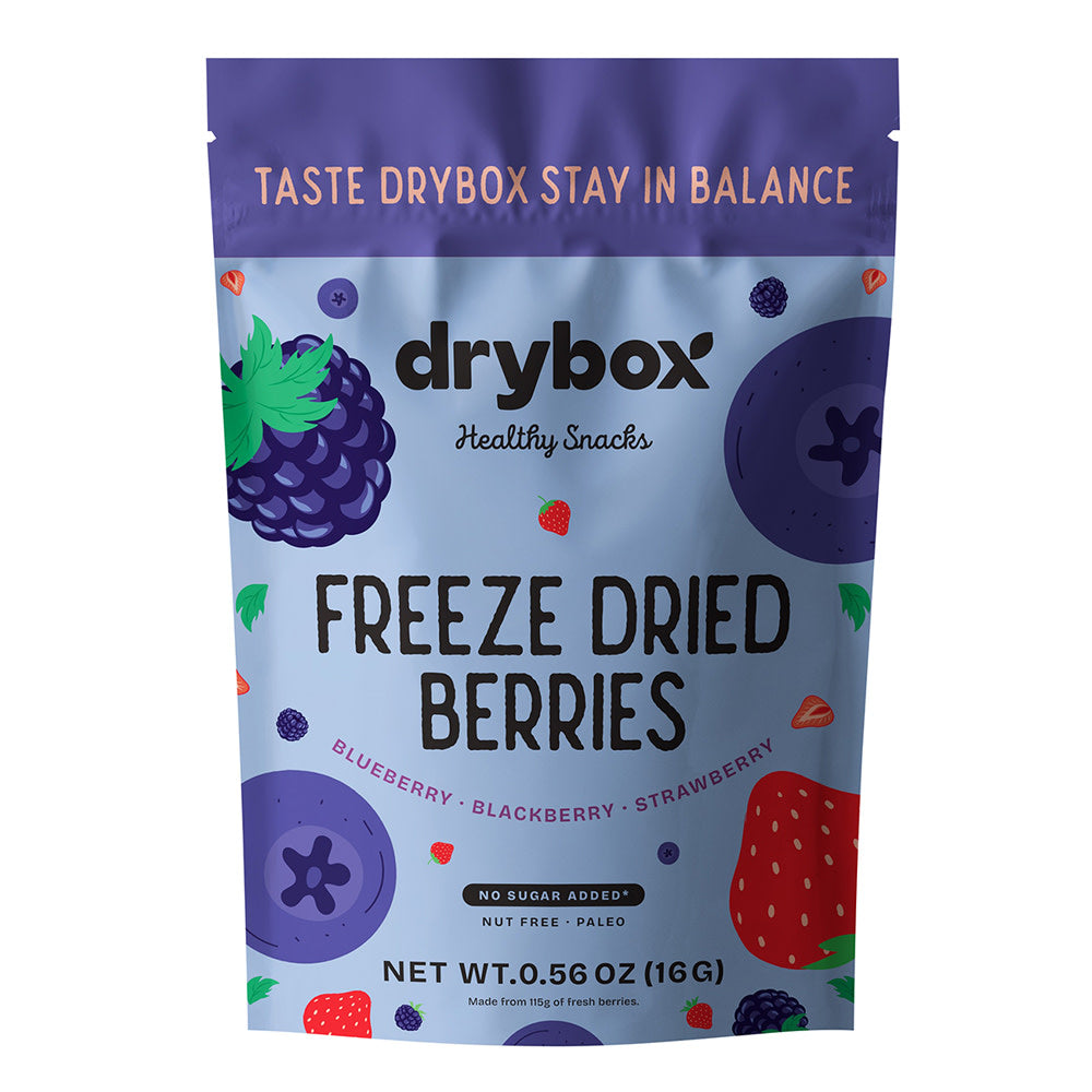 Wholesale Drybox Freeze Dried Berries 0.5 Oz Bag- Bulk
