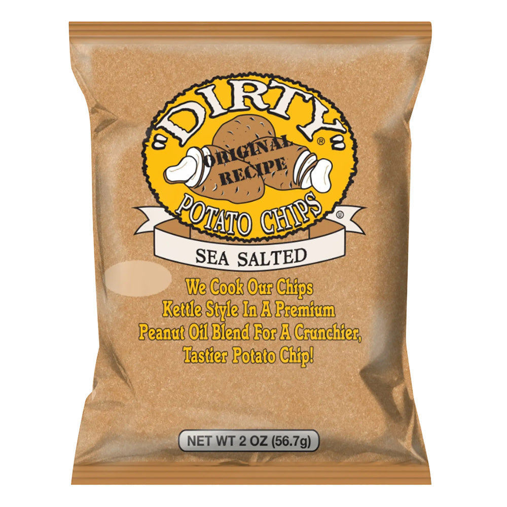 Wholesale Dirty Sea Salt Potato Chips 2 Oz Bag *Not For Sale In California*- Bulk